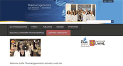 Desktop Screenshot of pharmacogenomics.pha.ulaval.ca