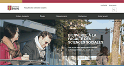 Desktop Screenshot of fss.ulaval.ca