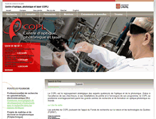 Tablet Screenshot of copl.ulaval.ca