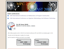 Tablet Screenshot of mpc-amast2010.fsg.ulaval.ca