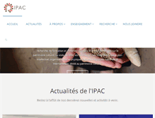 Tablet Screenshot of ipac.ulaval.ca