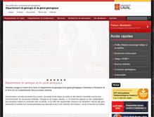 Tablet Screenshot of ggl.ulaval.ca