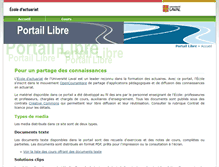 Tablet Screenshot of libre.act.ulaval.ca