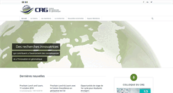 Desktop Screenshot of crg.ulaval.ca