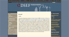 Desktop Screenshot of odsef.fss.ulaval.ca