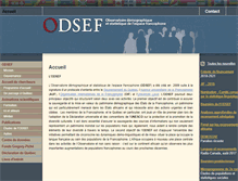 Tablet Screenshot of odsef.fss.ulaval.ca