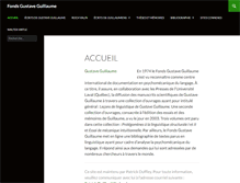 Tablet Screenshot of fondsgustaveguillaume.ulaval.ca