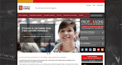 Desktop Screenshot of fsg.ulaval.ca