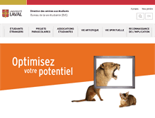 Tablet Screenshot of bve.ulaval.ca