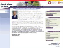 Tablet Screenshot of obesite.ulaval.ca