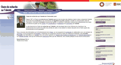 Desktop Screenshot of obesite.chaire.ulaval.ca