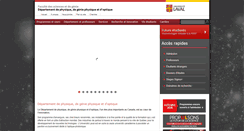 Desktop Screenshot of phy.ulaval.ca