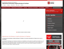 Tablet Screenshot of phy.ulaval.ca