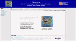 Desktop Screenshot of dynamica.phy.ulaval.ca