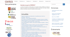 Desktop Screenshot of crires.ulaval.ca