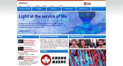 Desktop Screenshot of biophotonics.ulaval.ca