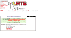 Desktop Screenshot of lrts.gel.ulaval.ca