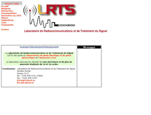 Tablet Screenshot of lrts.gel.ulaval.ca