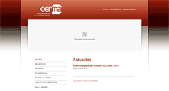 Desktop Screenshot of cerma.ulaval.ca
