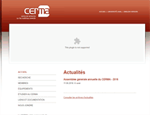 Tablet Screenshot of cerma.ulaval.ca